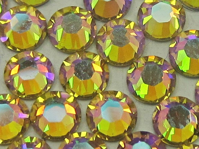 1 Gross 12ss LIGHT TOPAZ GLACIER BLUE HOTFIX European Rhinestones